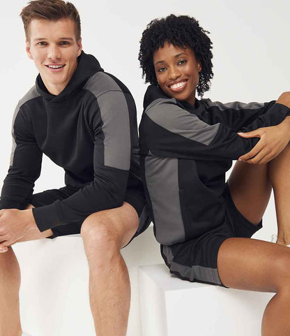 Finden & Hales Finden + Hales Unisex Team Hoodie Black/Gunmetal
