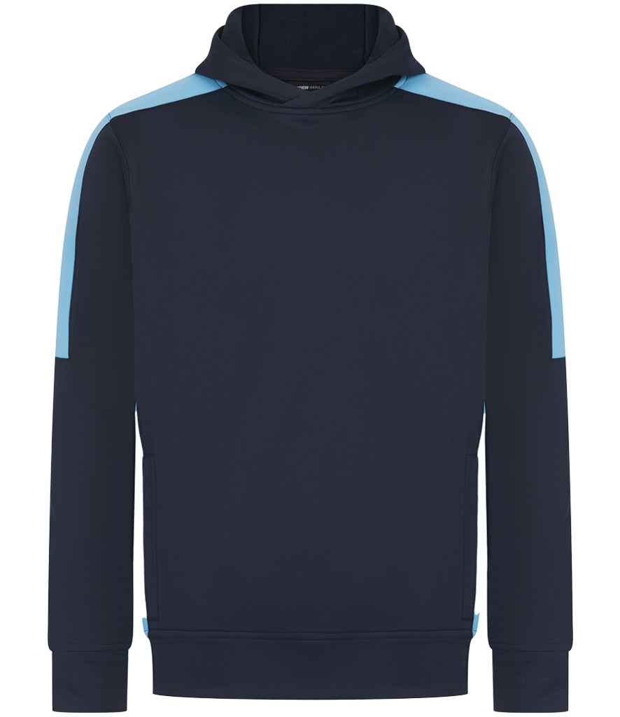 Finden & Hales Finden + Hales Unisex Team Hoodie Navy/Sky blue