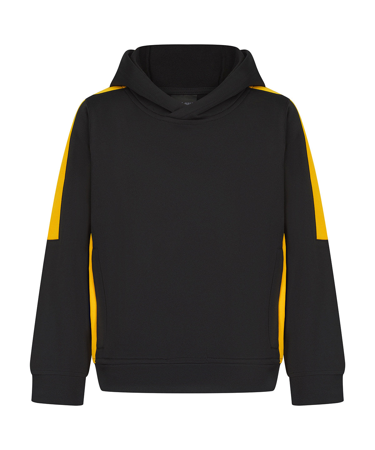 Finden & Hales Kids' team hoodie Black/Gold