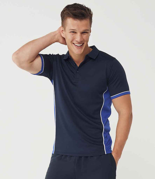Finden & Hales Finden + Hales Contrast Panel Polo Shirt