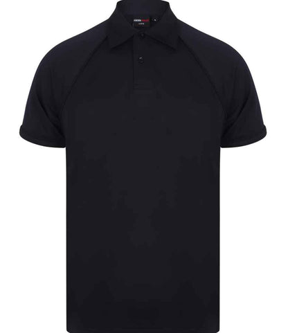 Finden & Hales Finden + Hales Performance Piped Polo Shirt Navy/Navy