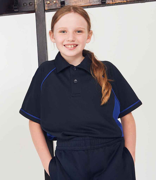 Finden & Hales Finden + Hales Kids Performance Piped Polo Shirt