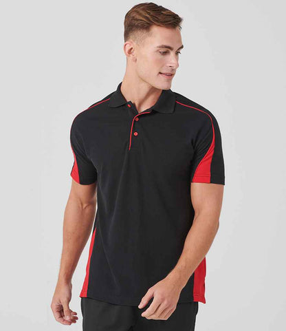 Finden + Hales Club Poly/Cotton Piqué Polo Shirt - model image