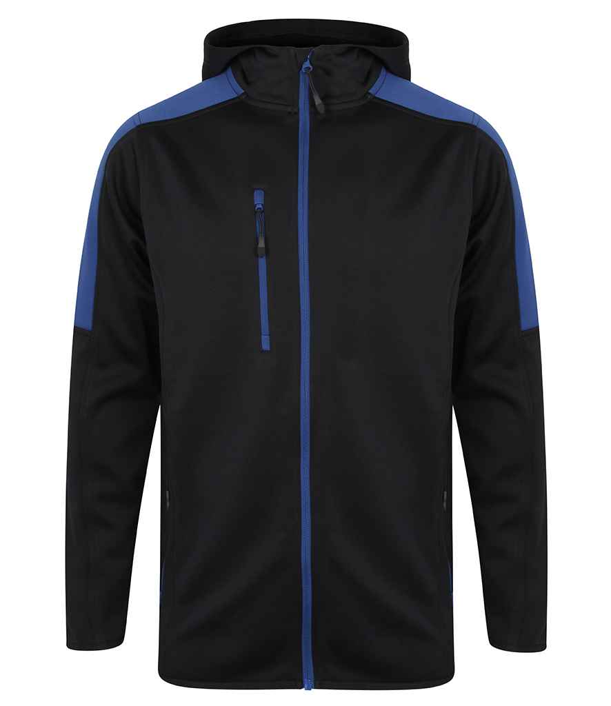 Finden + Hales Active Soft Shell Jacket in Navy/Royal Blue