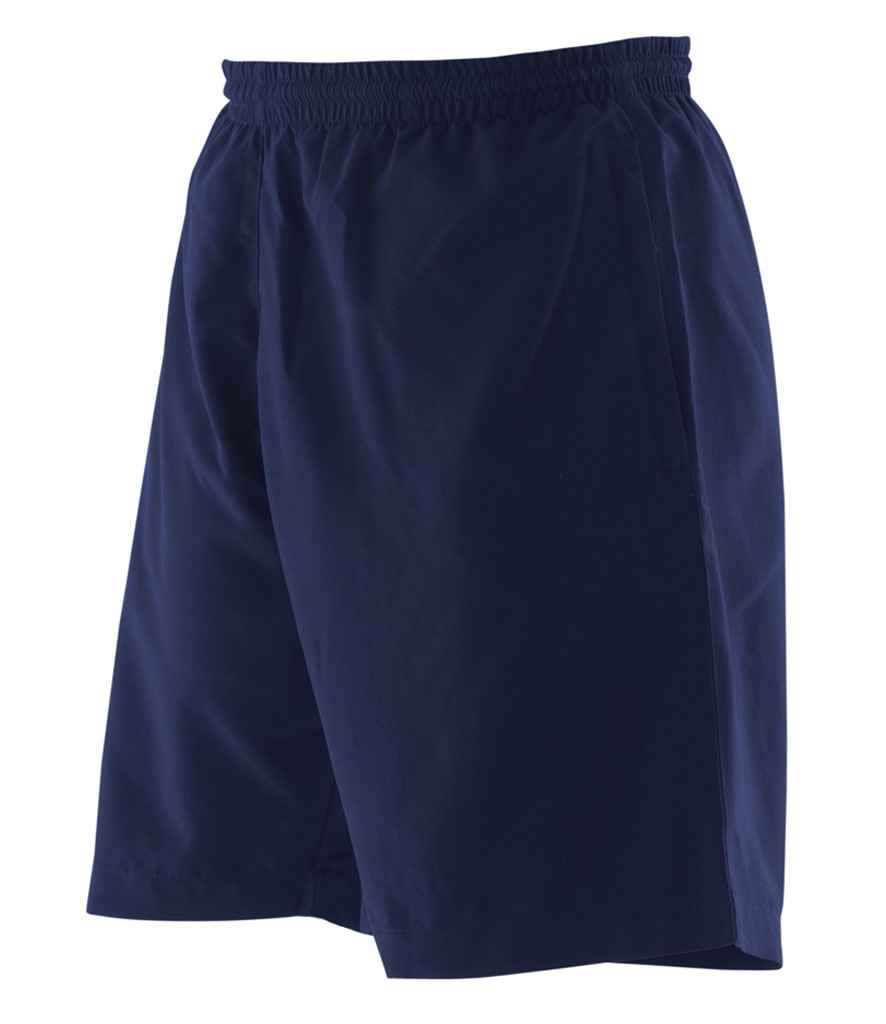 Finden + Hales Ladies Microfibre Shorts in Navy