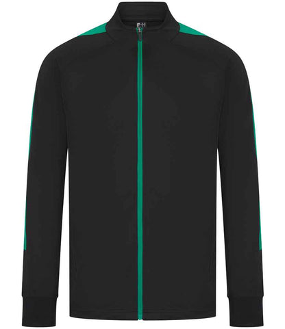 Finden & Hales Finden + Hales Knitted Tracksuit Top Black/Emerald