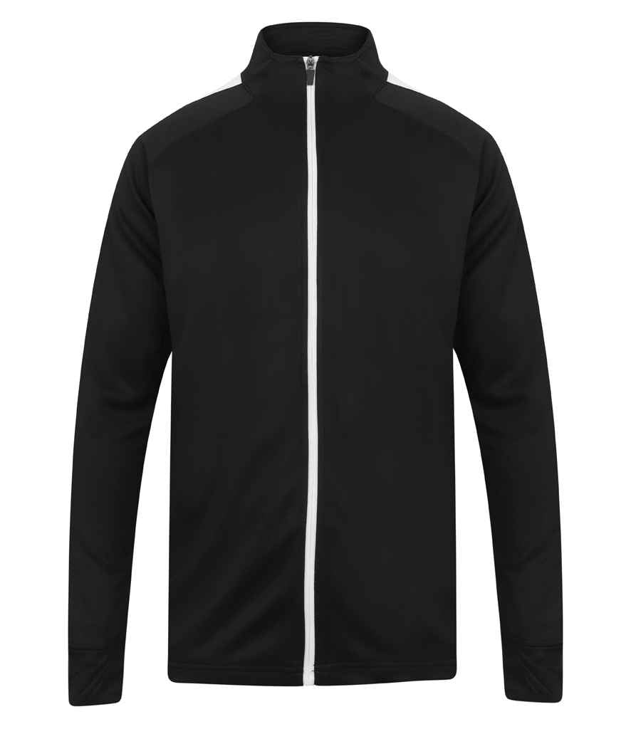 Finden & Hales Finden + Hales Knitted Tracksuit Top Black/White