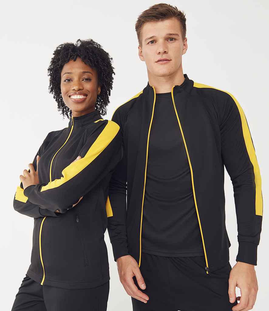 Finden & Hales Finden + Hales Knitted Tracksuit Top Black/Gold