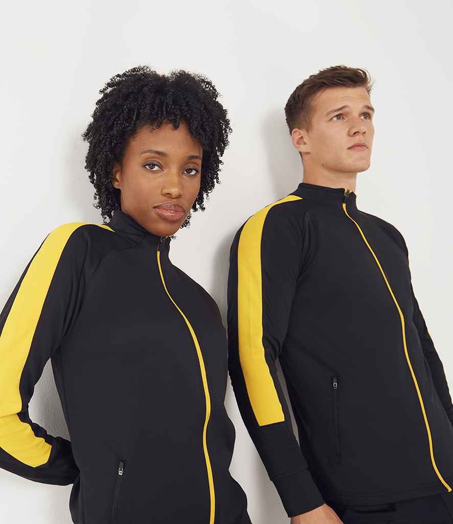 Finden & Hales Finden + Hales Knitted Tracksuit Top Black/Gold
