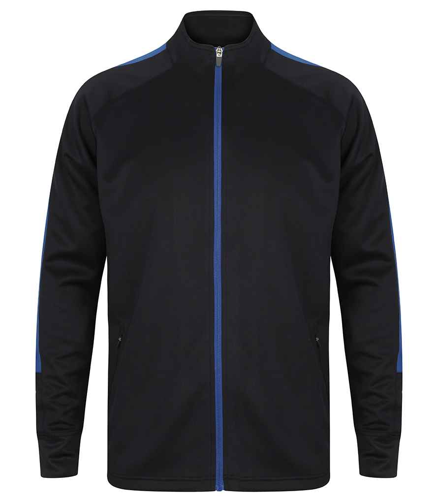 Finden & Hales Finden + Hales Knitted Tracksuit Top Navy/Royal Blue