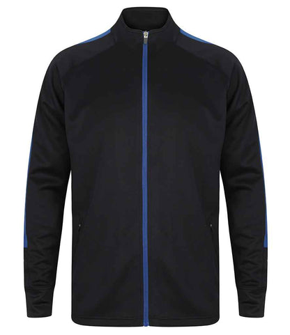 Finden & Hales Finden + Hales Knitted Tracksuit Top Navy/Royal Blue