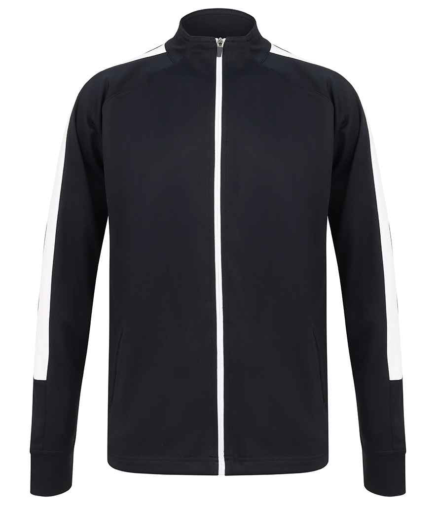 Finden & Hales Finden + Hales Knitted Tracksuit Top Navy/White