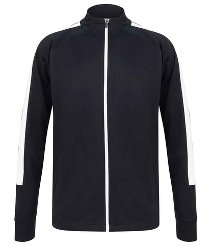 Finden & Hales Finden + Hales Knitted Tracksuit Top Navy/White