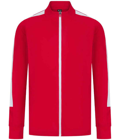Finden & Hales Finden + Hales Knitted Tracksuit Top Red/White