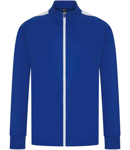 Finden & Hales Finden + Hales Knitted Tracksuit Top Royal Blue/White