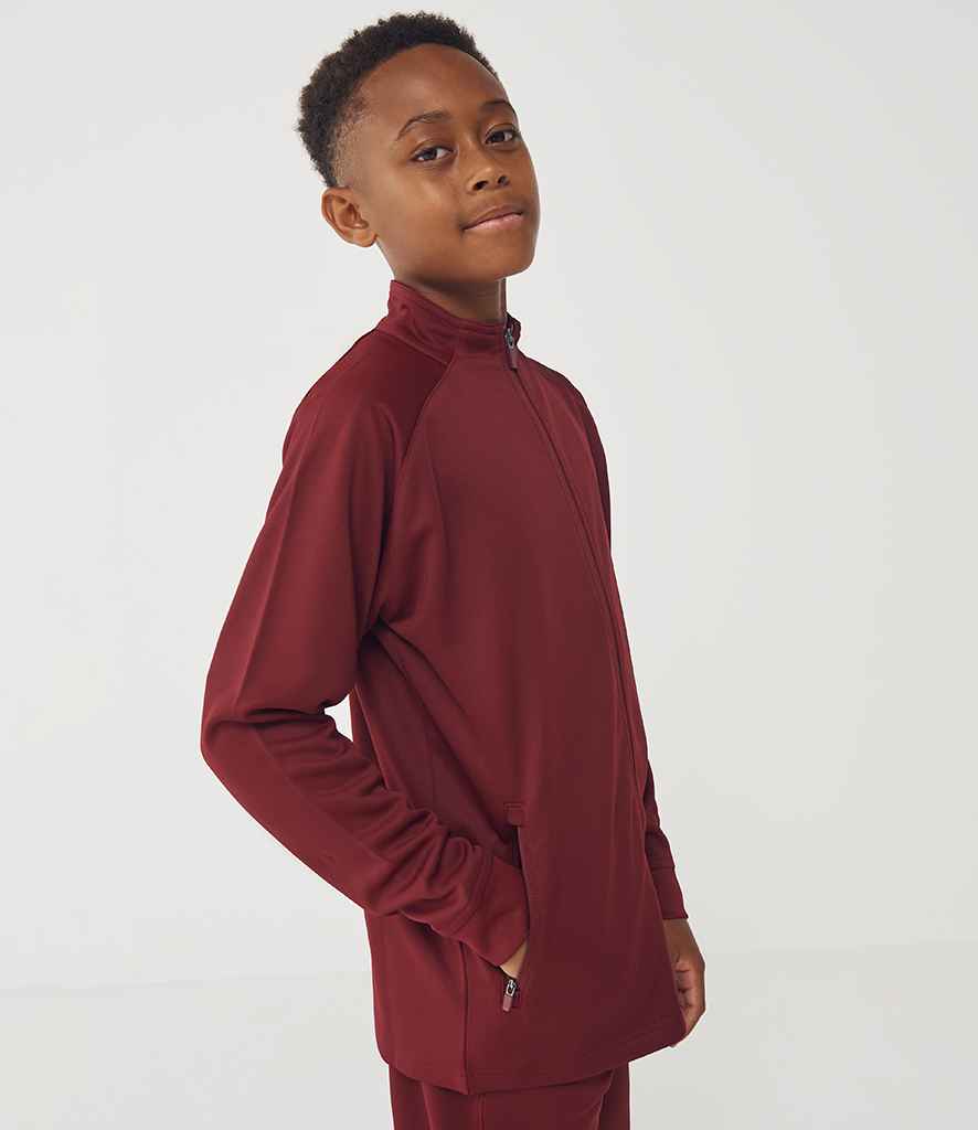 Finden + Hales Kids Knitted Tracksuit Top - model image