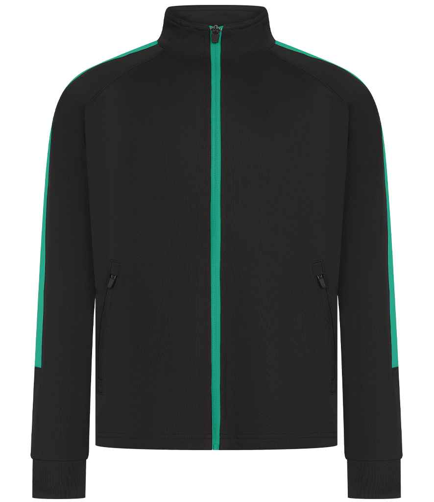 Finden & Hales Finden + Hales Kids Knitted Tracksuit Top Black/Emerald