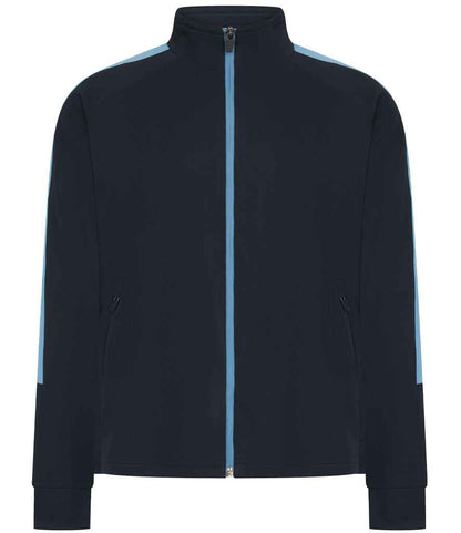 Finden & Hales Finden + Hales Kids Knitted Tracksuit Top Navy/Sky blue