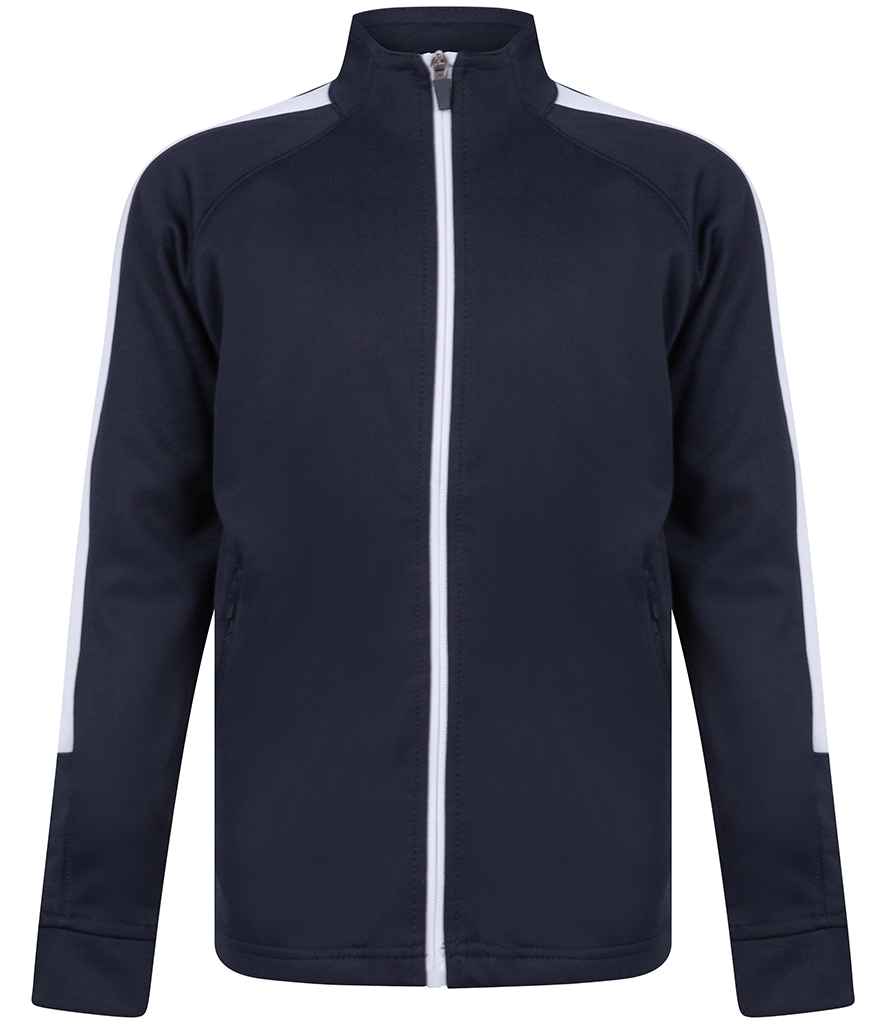 Finden & Hales Finden + Hales Kids Knitted Tracksuit Top Navy/White
