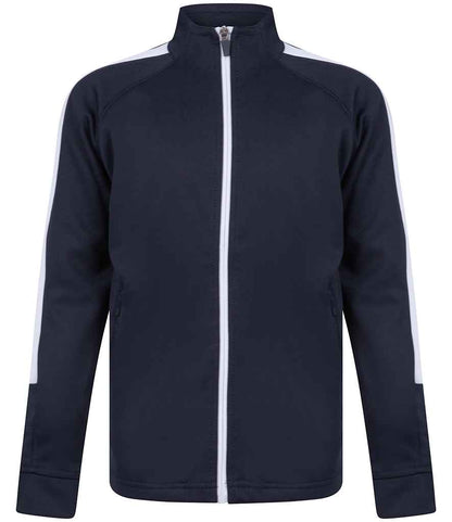 Finden & Hales Finden + Hales Kids Knitted Tracksuit Top Navy/White