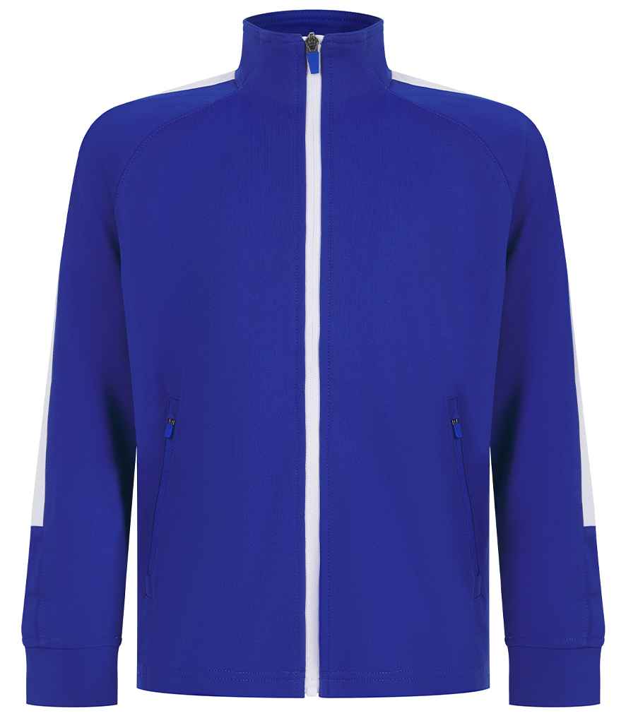 Finden & Hales Finden + Hales Kids Knitted Tracksuit Top Royal Blue/White