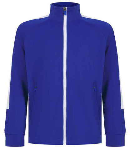 Finden & Hales Finden + Hales Kids Knitted Tracksuit Top Royal Blue/White