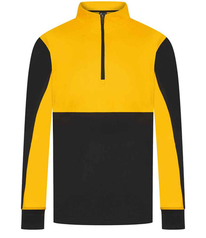 Finden & Hales Finden + Hales 1/4 Zip Tracksuit Top Black/Gold