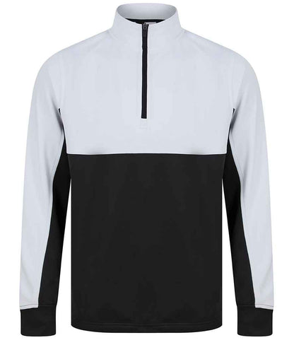 Finden & Hales Finden + Hales 1/4 Zip Tracksuit Top Black/White