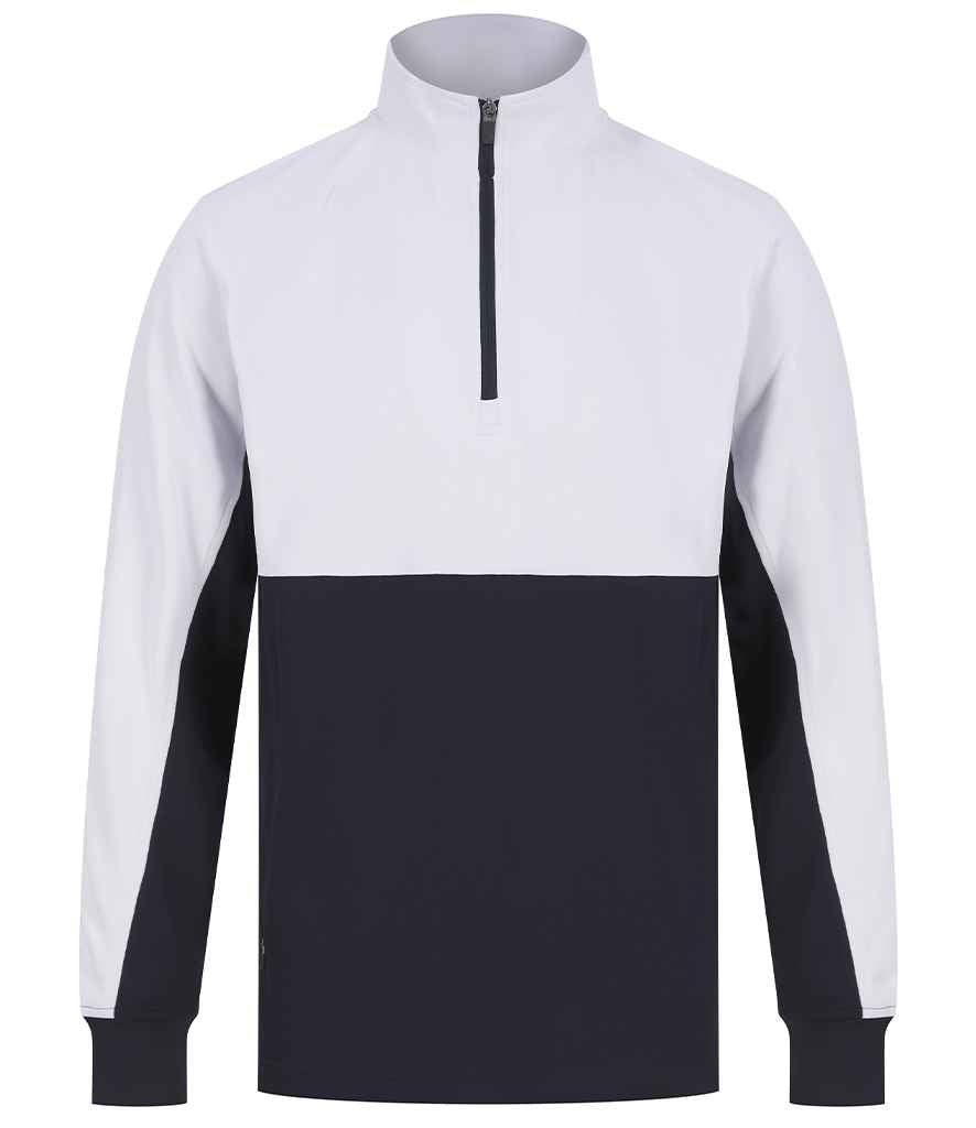 Finden & Hales Finden + Hales 1/4 Zip Tracksuit Top Navy/White