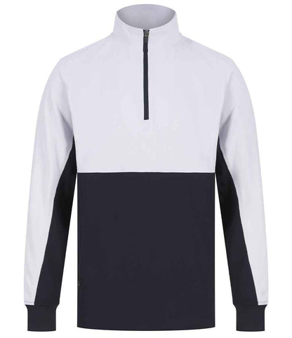 Finden & Hales Finden + Hales 1/4 Zip Tracksuit Top Navy/White