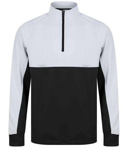 Finden & Hales Finden + Hales Kids 1/4 Zip Tracksuit Top Black/White