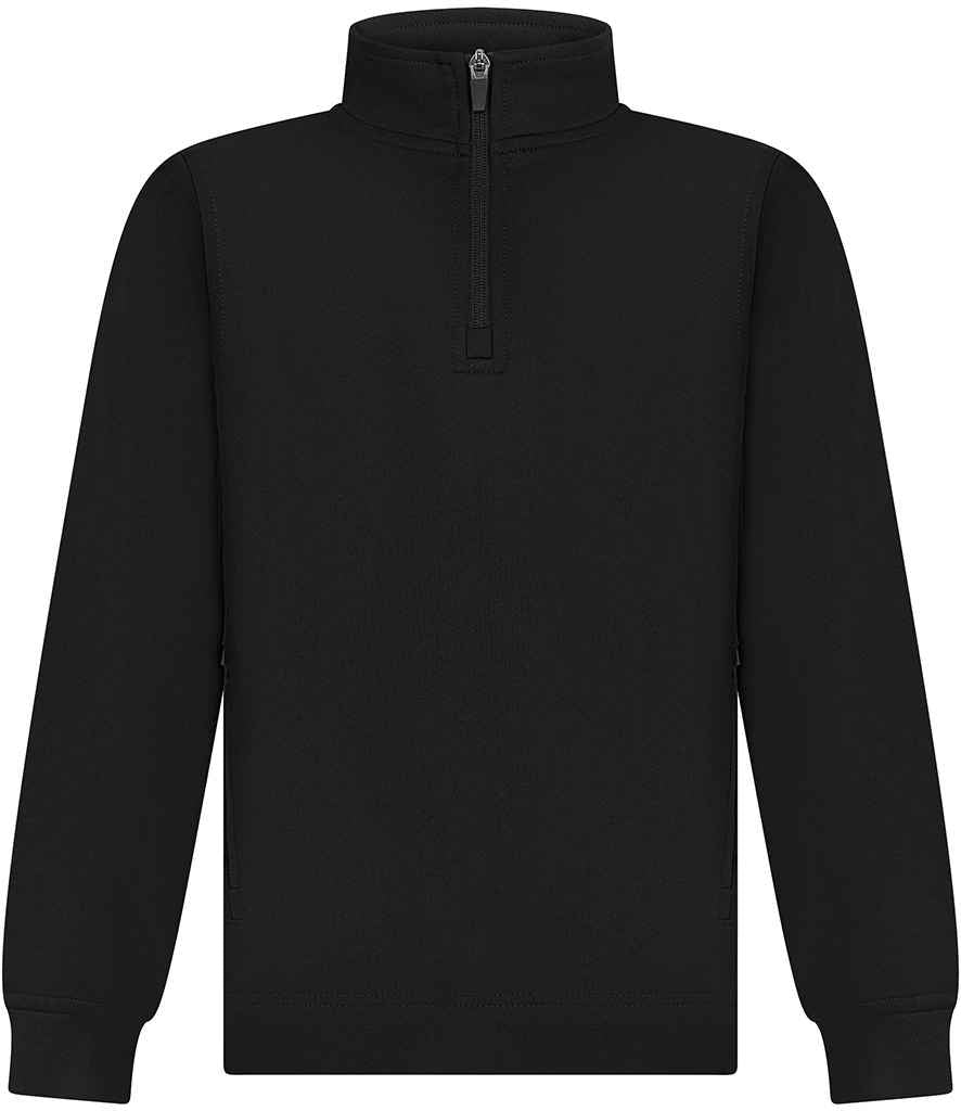 Finden & Hales Finden + Hales Kids 1/4 Zip Tracksuit Top Black