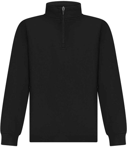 Finden & Hales Finden + Hales Kids 1/4 Zip Tracksuit Top Black