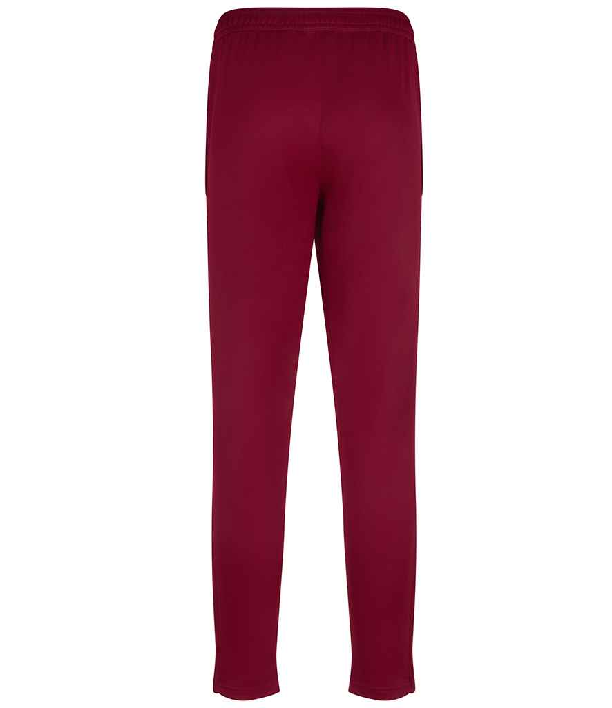 Finden + Hales Knitted Tracksuit Pants in Burgundy/Burgundy