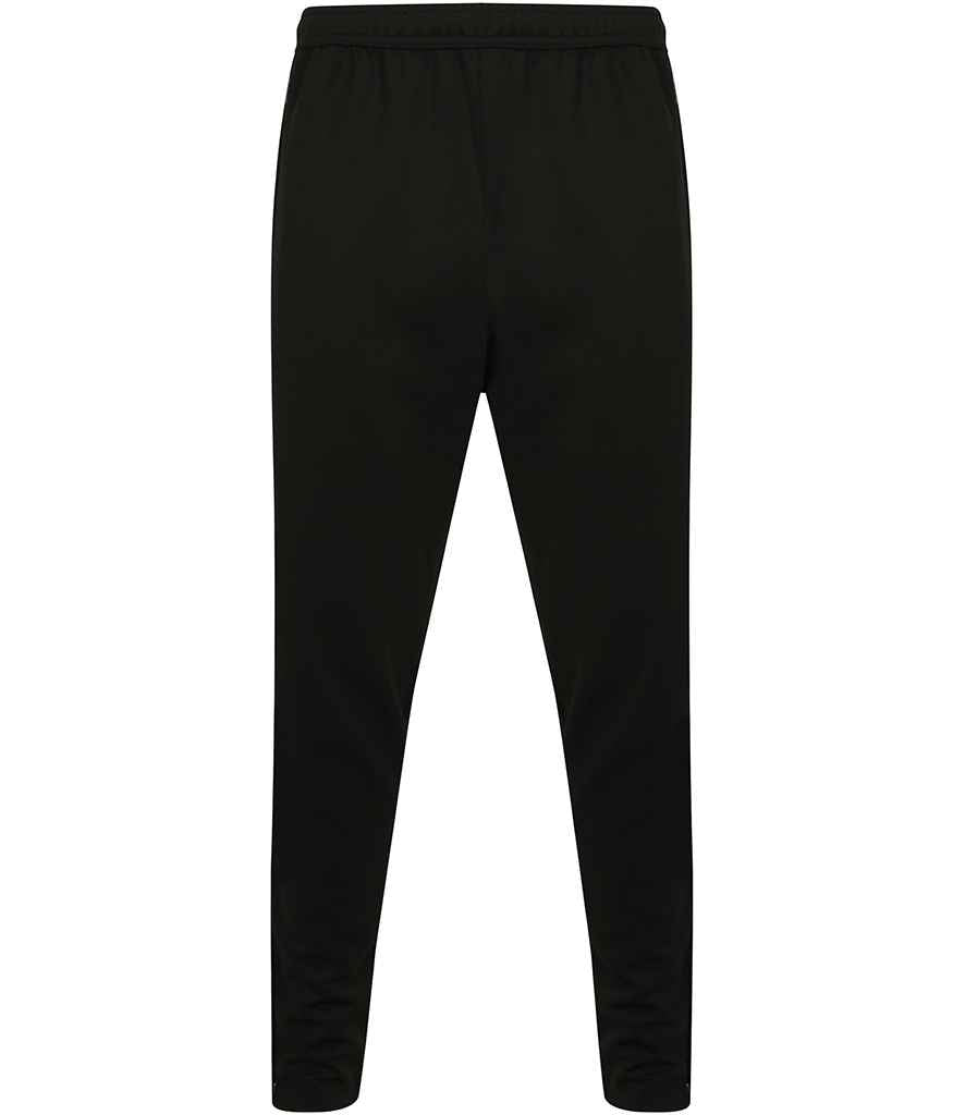 Finden + Hales Knitted Tracksuit Pants in Black/Gunmetal