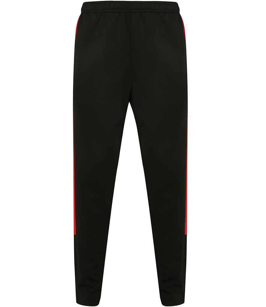 Finden + Hales Knitted Tracksuit Pants in Black/Red
