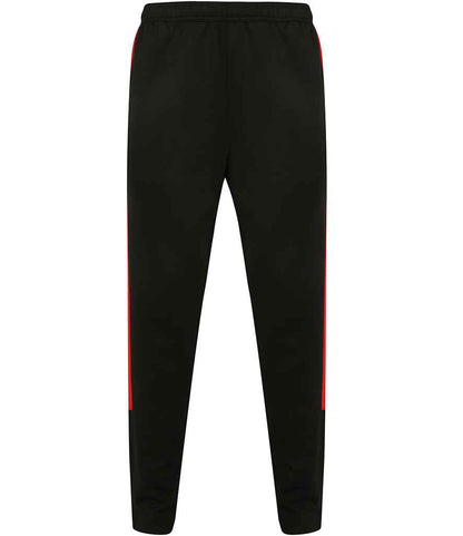 Finden + Hales Knitted Tracksuit Pants in Black/Red