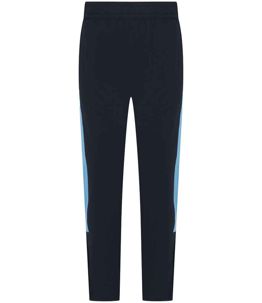 Finden + Hales Knitted Tracksuit Pants in Navy/Sky blue