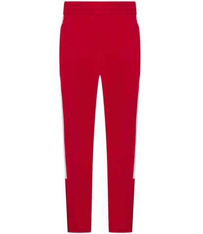 Finden + Hales Knitted Tracksuit Pants in Red/White