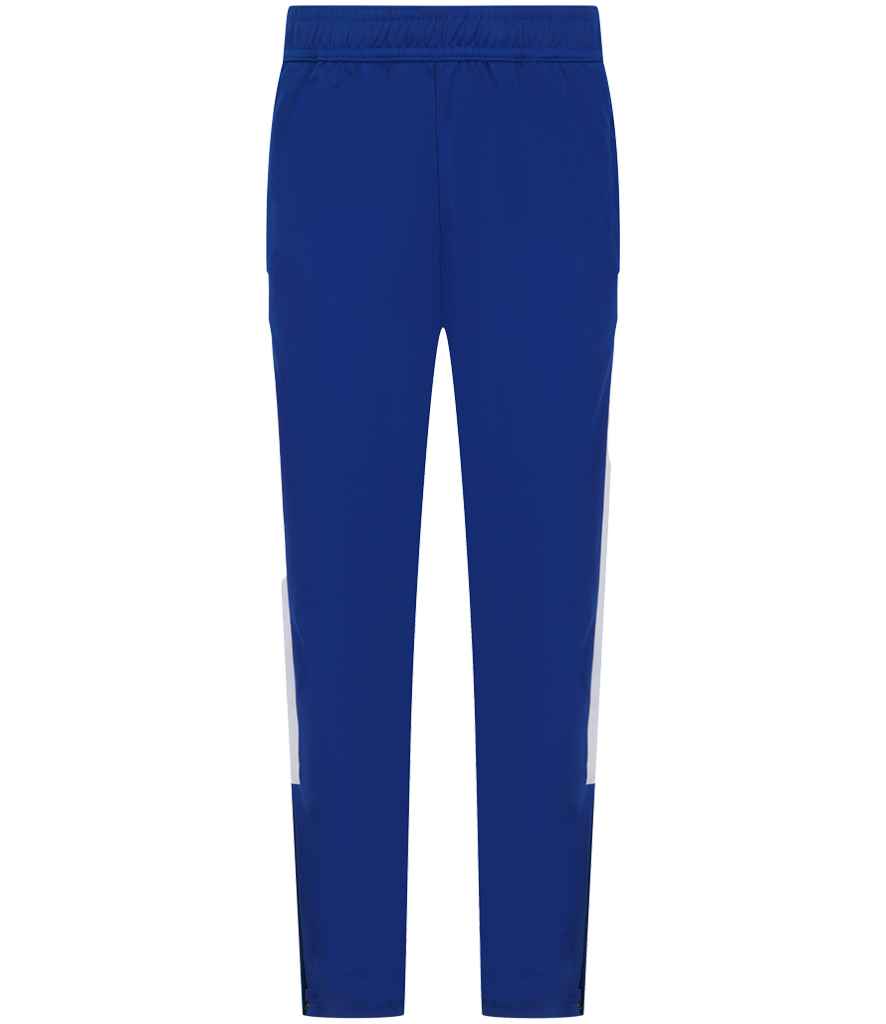 Finden + Hales Knitted Tracksuit Pants in Royal Blue/White