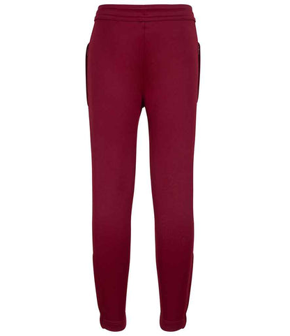 Finden + Hales Kids Knitted Tracksuit Pants in Burgundy/Burgundy