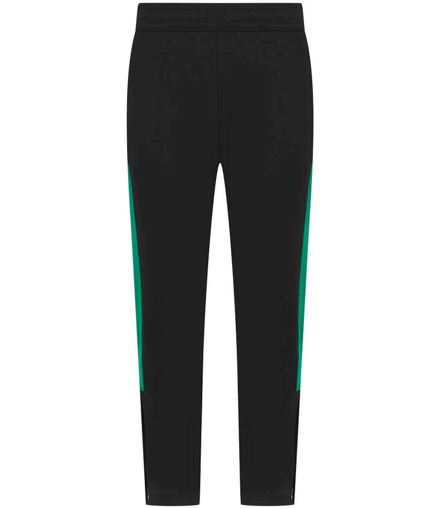 Finden + Hales Kids Knitted Tracksuit Pants in Black/Emerald
