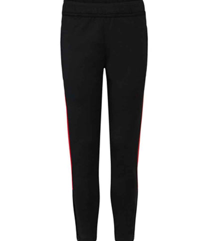 Finden + Hales Kids Knitted Tracksuit Pants in Black/Red
