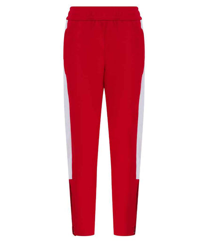 Finden + Hales Kids Knitted Tracksuit Pants in Red/White