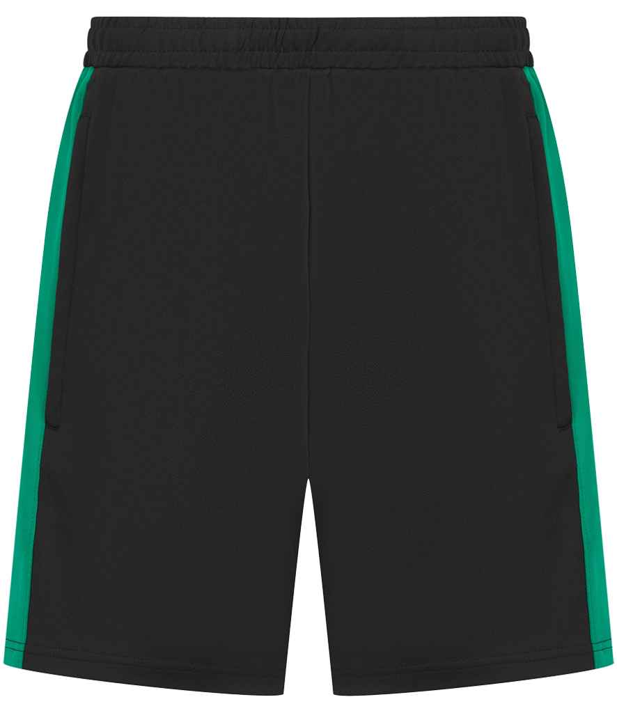 Finden + Hales Knitted Shorts in Black/Emerald