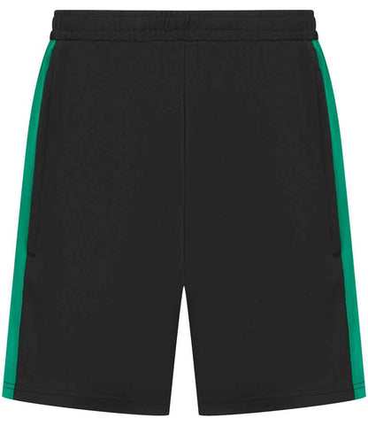 Finden + Hales Knitted Shorts in Black/Emerald