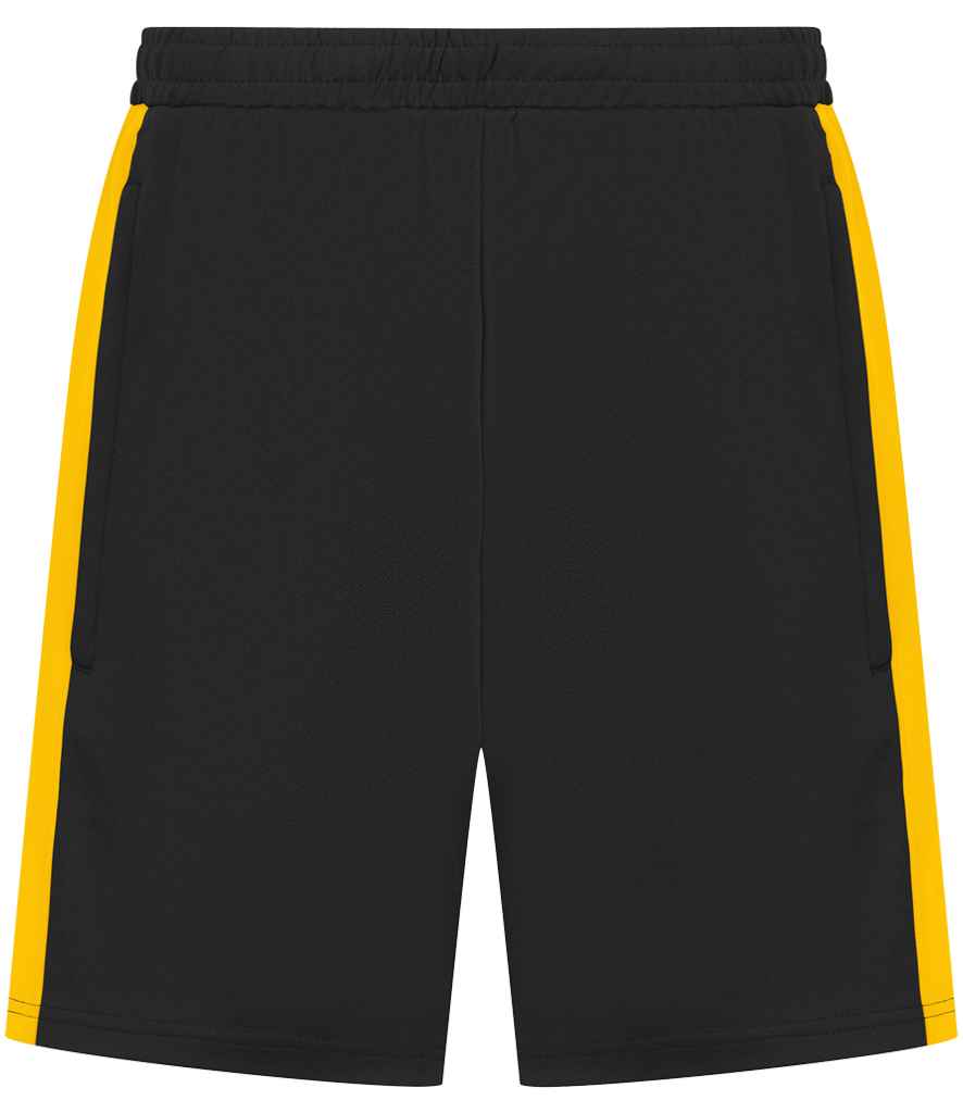 Finden + Hales Knitted Shorts in Black/Gold