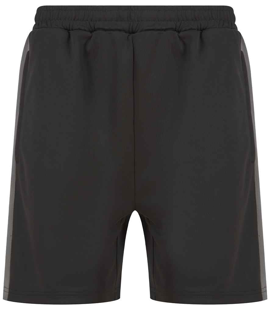 Finden + Hales Knitted Shorts in Black/Gunmetal