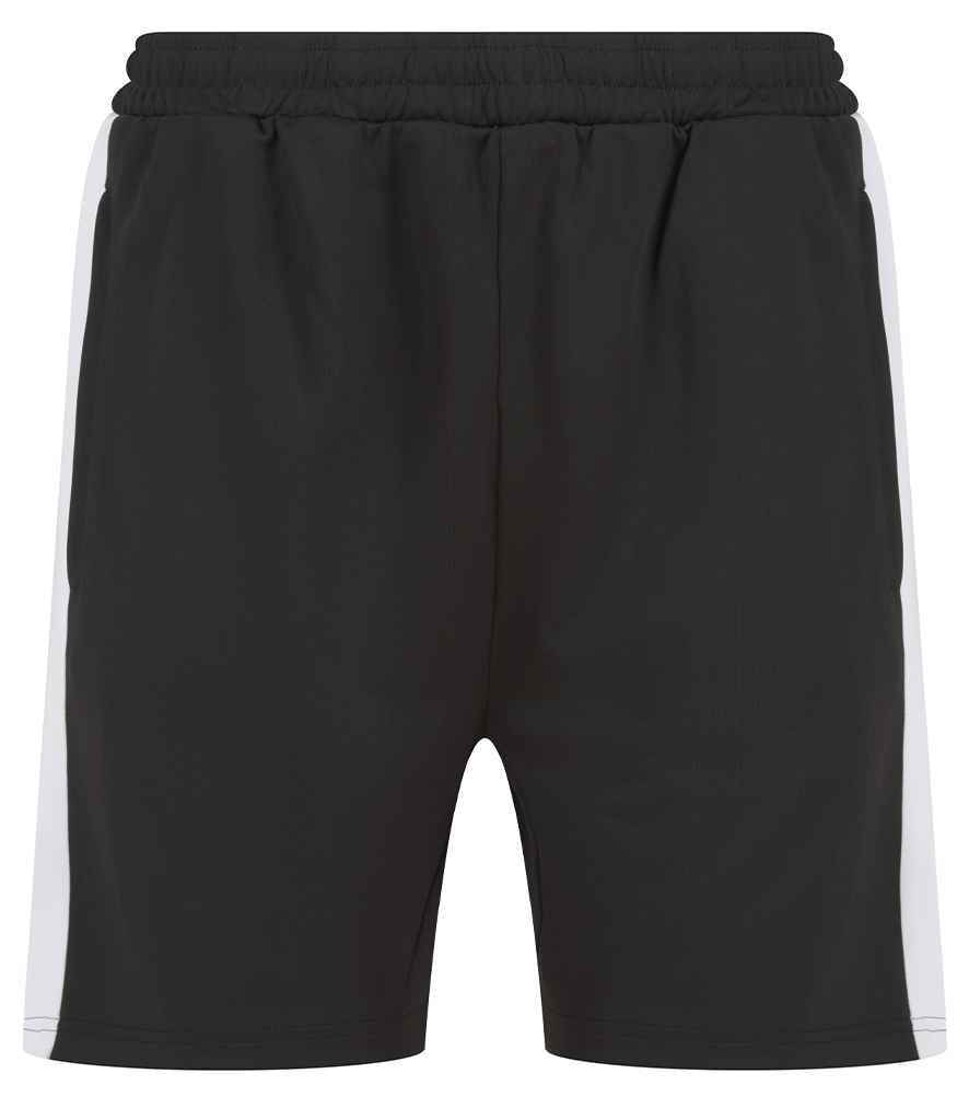 Finden + Hales Knitted Shorts in Black/White