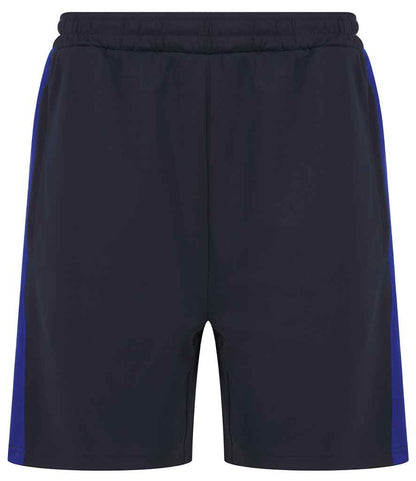 Finden + Hales Knitted Shorts in Navy/Royal Blue